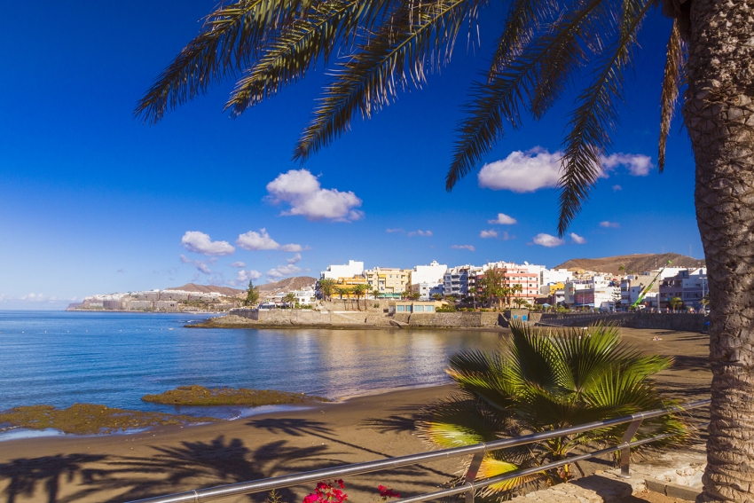 Arguineguin's Las Mara&ntilde;uelas beach doesn't get tourrist crowds